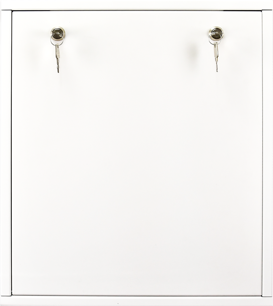 CP-PR-103 Uzamykatelná skříňka na zeď pro velké DVR / NVR rekordéry (bílá)