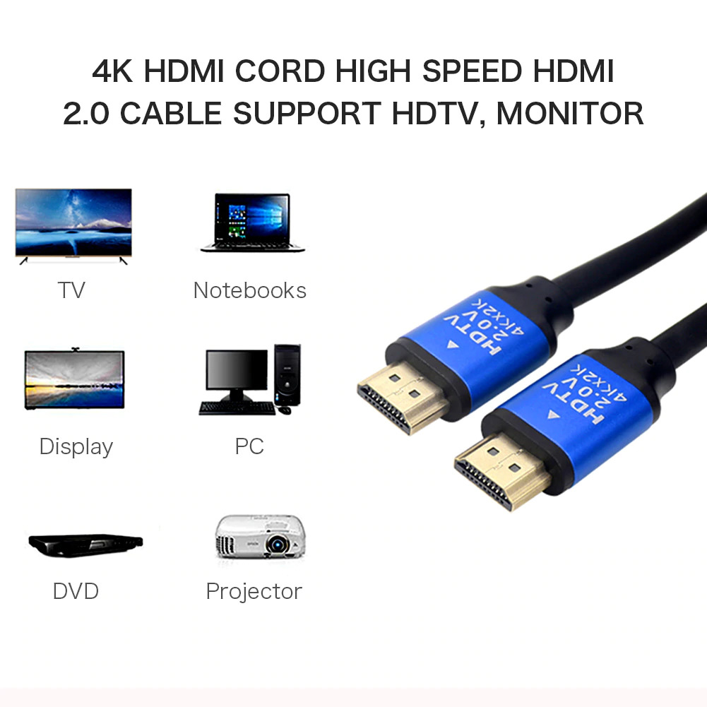 CP-PR-128 Velmi kvalitní HDMI 2.0 High speed kabel s ethernetem - 3 metry
