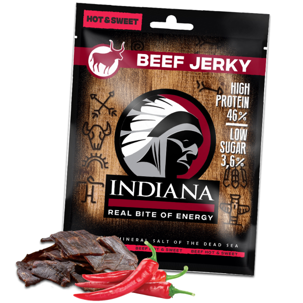 Jerky Beef (hovězí) Hot&Sweet 25 g