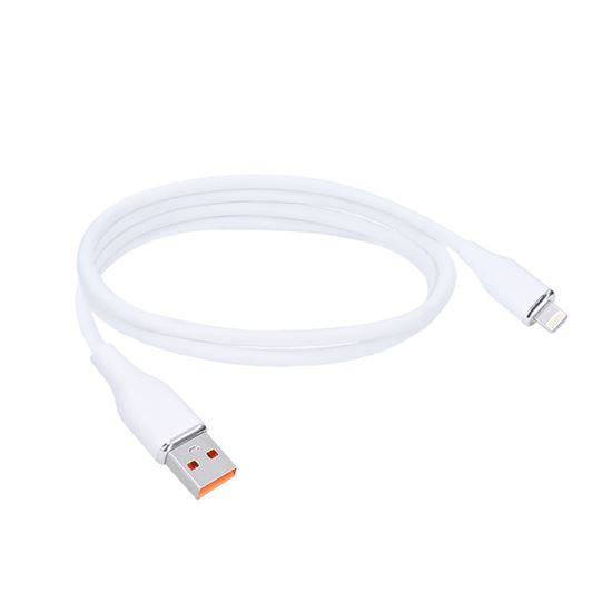Solight lightning kabel, USB 2.0 A konektor - Lightning konektor, silikon, 0,5m