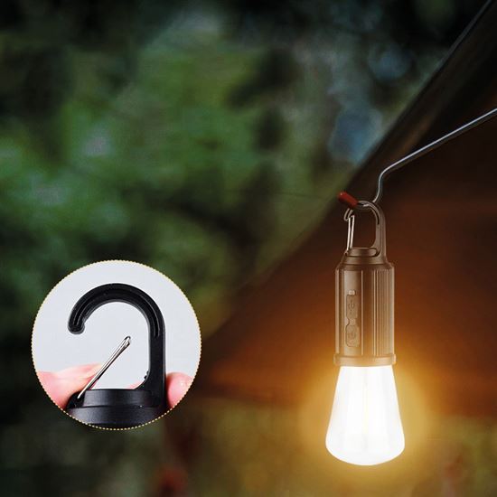 Solight Camping LED nabíjecí žárovka, 100lm, Li-Ion