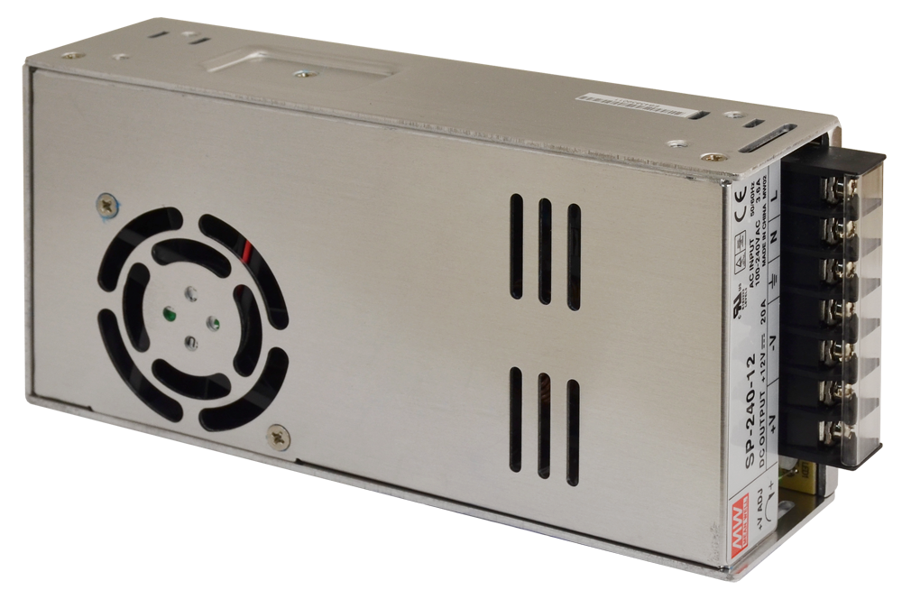 CP-PR-114 Napájecí zdroj pro více kamer - 12V/20A v kovu