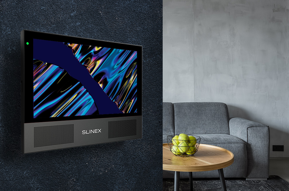 SLINEX SONIK 7 cloud - domovní videotelefon - vnitřní jednotka 1080p/720p/CVBS s cloudem