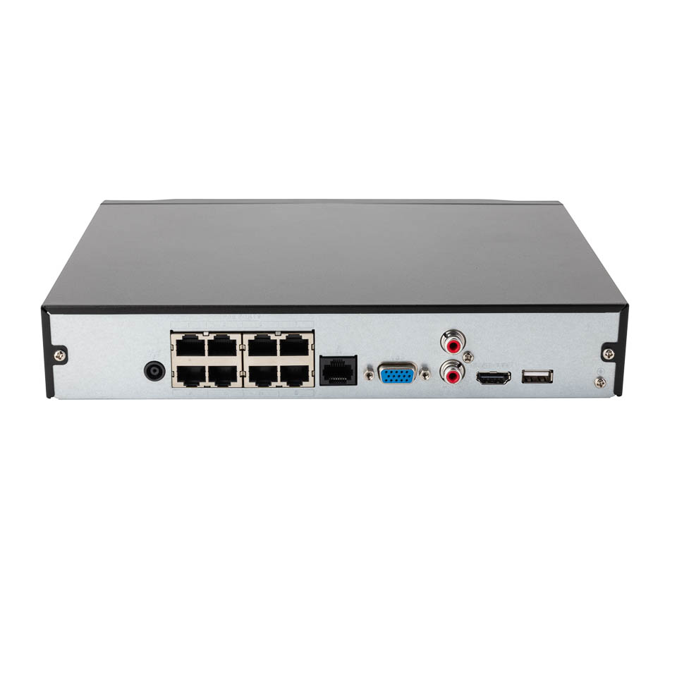 CP-UNR-108F1-P8 Mini síťový videorekordér (NVR) s kompresí H.265 a PoE pro připojení osmi IP kamer