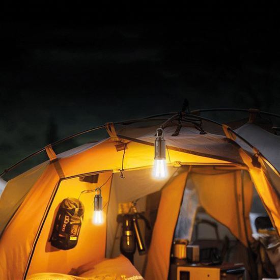 Solight Camping LED nabíjecí žárovka, 100lm, Li-Ion