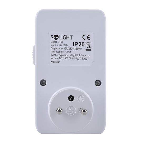 Solight Časový spínač denní do zásuvky