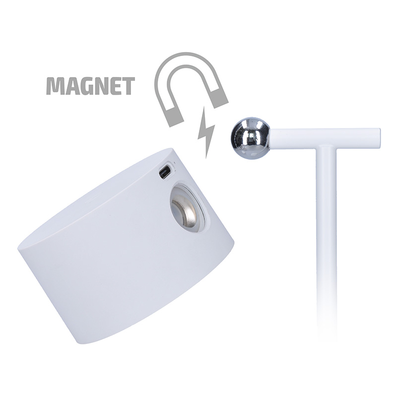 Solight LED nabíjecí lampička 3v1, 280lm, změna CCT, stmívání, bílá