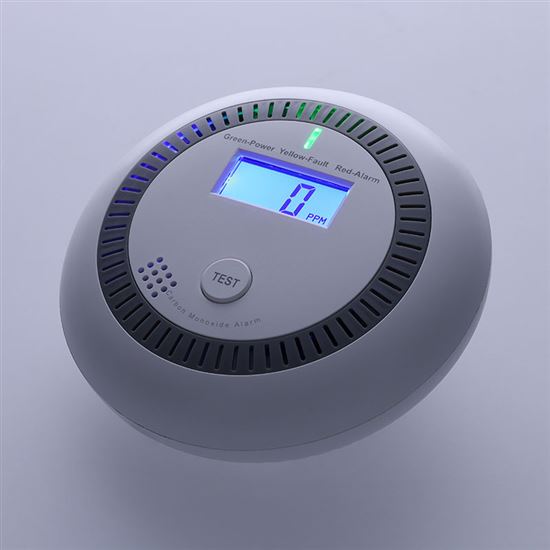 Solight detektor spalin CO + alarm, 85dB, 3x AA baterie