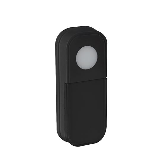 Solight bezdrátový zvonek, bateriový, 180m, černý, learning code