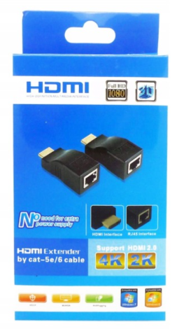 ZK-PR-184 HDMI extender přes LAN kabel