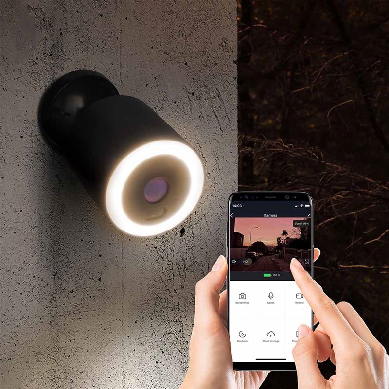 Solight venkovní IP kamera s LED světlem