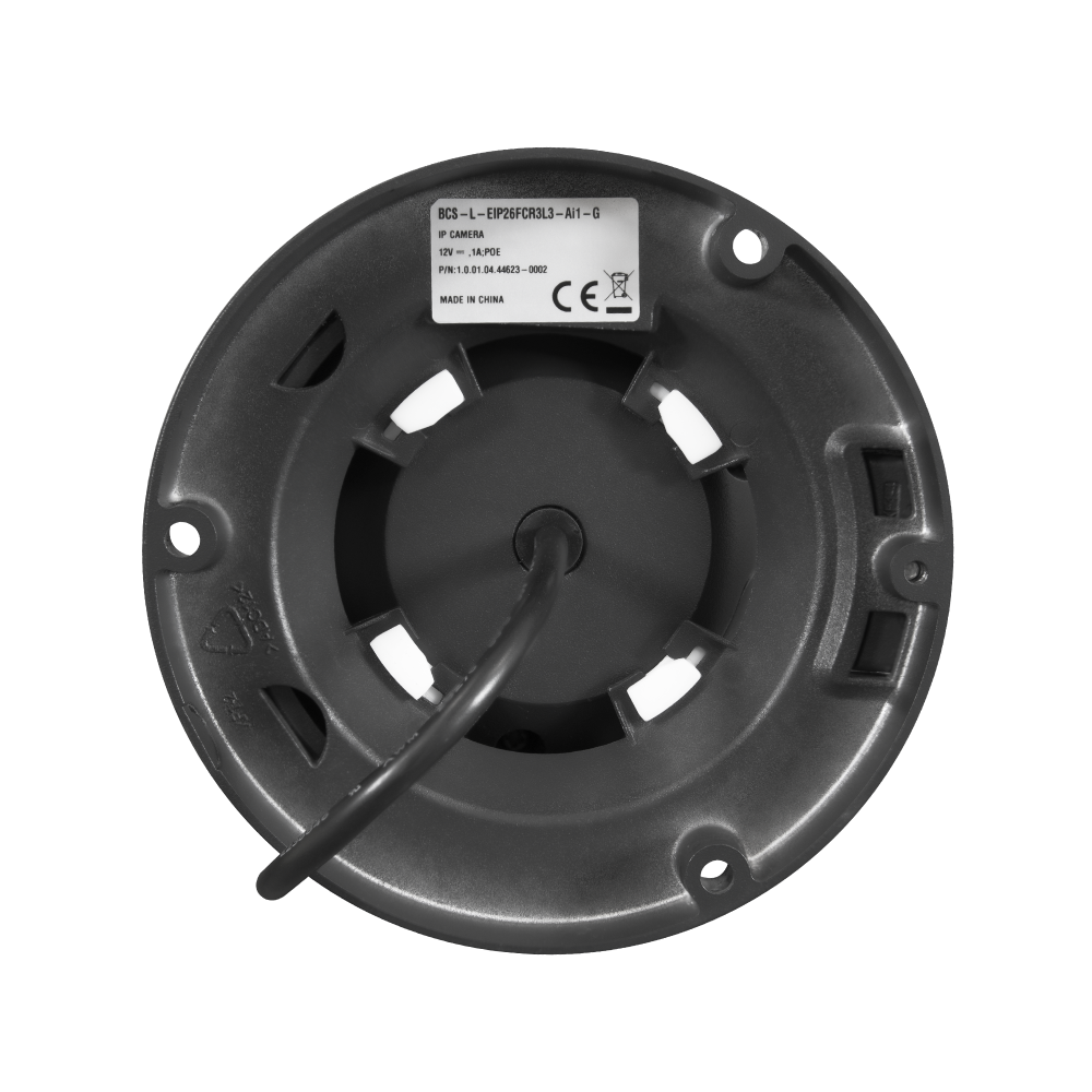 BCS-L-EIP26FCR3L3-Ai1-G 5.0 Mpix venkovní dome IP kamera s duálním přísvitem, WDR, mikrofonem a podporou AI