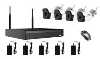 AI-NK4-T50L3W-0360-V2 Sada WiFi kamerového systému 5.0 Mpix.