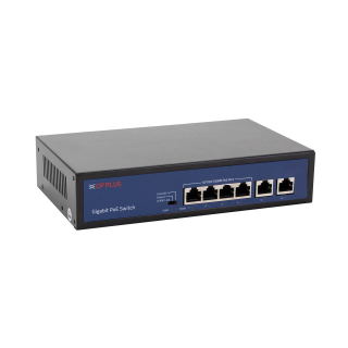 CP-DNW-GPU4G2-48-V3 Čtyřportový 10/100/1000 Mbps PoE switch s 2x 1000 Mbps uplinkem