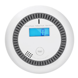 Solight detektor spalin CO + alarm, 85dB, 3x AA baterie
